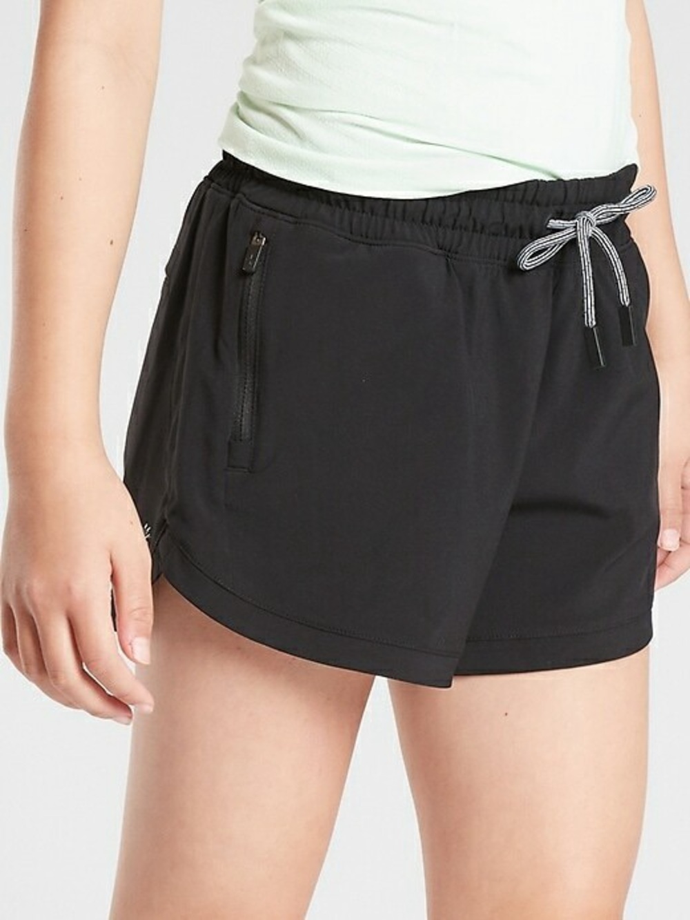 Athleta Girl All Play 3" Shorts in Black Size 7 - Like New Condition